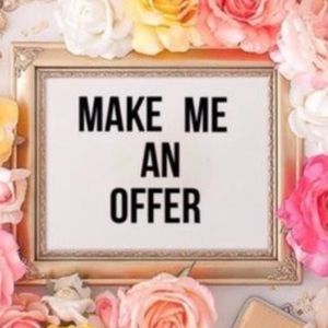 OFFERS ARE WELCOME💕☺️